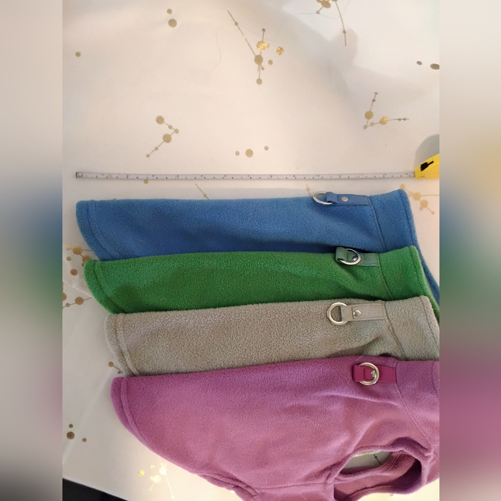 Colorful Fleece Dog Jackets